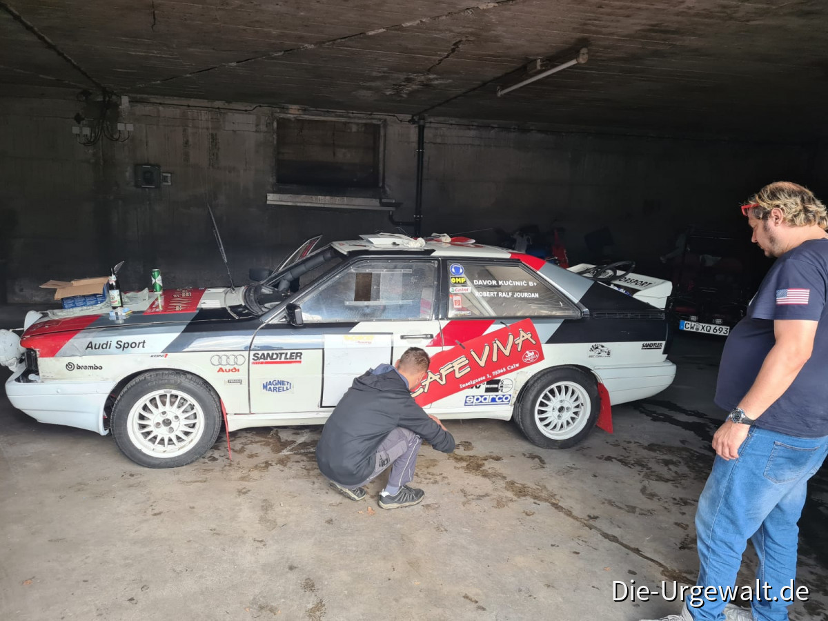 Vorbereitung  zur Classic Rallye