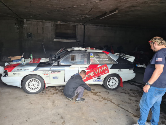 Vorbereitung  zur Classic Rallye
