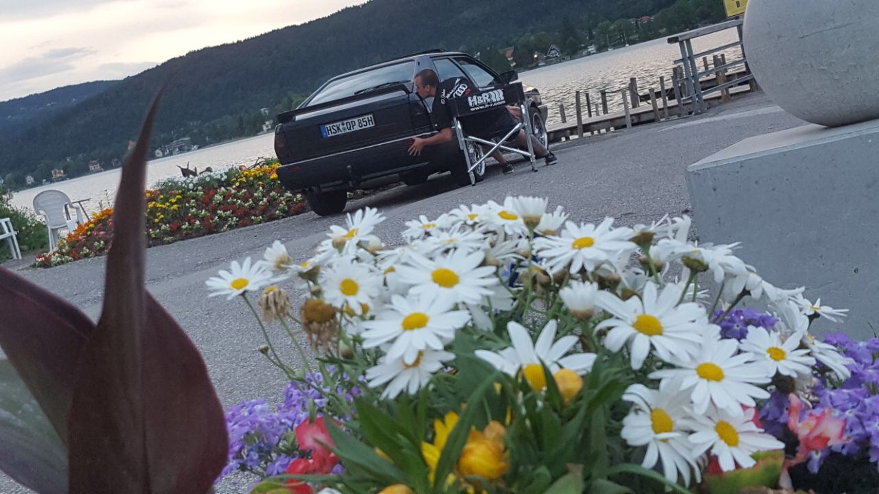 Audi Coupé Quattro am Wörthersee im Mai 2017  - Ein romantischer Abend in Maria Wörth am Steg