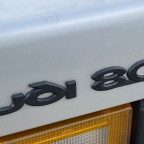 Anhand der Merkmale wusste ich dass dieser Audi ein SC war, auf einem Oldtimertreffen hab ich dann die fehlenden Teile vom Schriftzug gekauft, ich hab jedoch erst Monate später rausgefunden dass Code W09 und 730 für die SC Ausstattung stehen